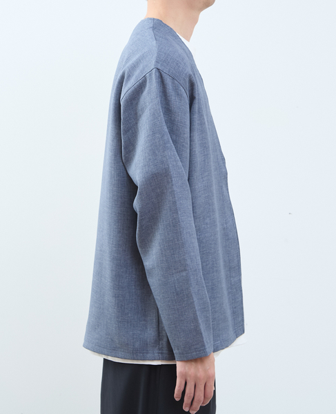 【MASTER FRAME/マスターフレーム】リネンライクキャンバス カーディガン 詳細画像 ベージュ 5