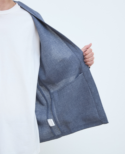 【MASTER FRAME/マスターフレーム】リネンライクキャンバス カーディガン 詳細画像 ベージュ 8