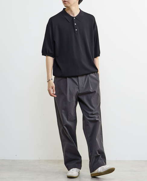 【MASTER FRAME/マスターフレーム】ハイツイストニットポロシャツ 詳細画像 ネイビー 19