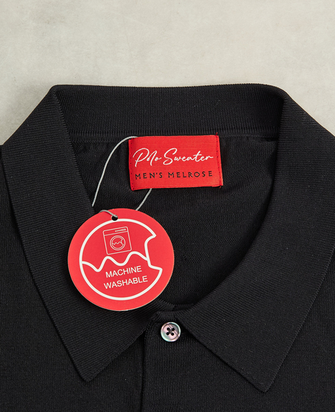 【MASTER FRAME/マスターフレーム】ハイツイストニットポロシャツ 詳細画像 ネイビー 9