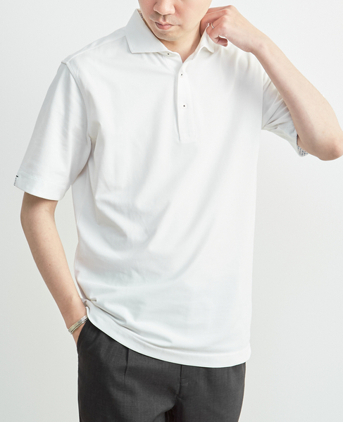 ソロナテックカノコ半袖ポロシャツ（一部WEB限定カラー ） 詳細画像 ホワイト 15