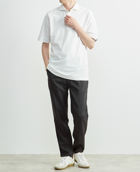 ソロナテックカノコ半袖ポロシャツ（一部WEB限定カラー ） 詳細画像 ホワイト 17