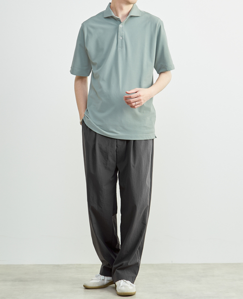 ソロナテックカノコ半袖ポロシャツ（一部WEB限定カラー ） 詳細画像 グレー 13