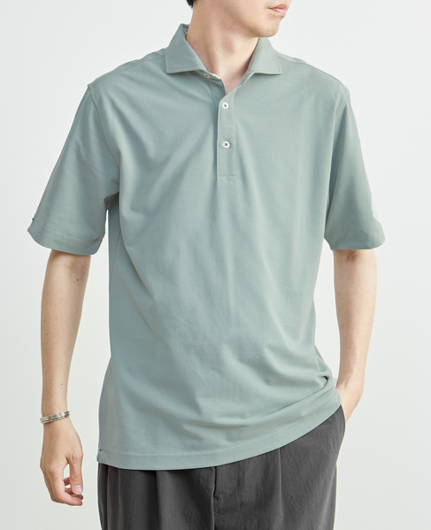 ソロナテックカノコ半袖ポロシャツ（一部WEB限定カラー ） 詳細画像 グリーン 1