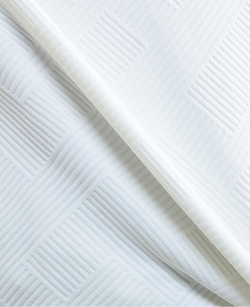 【MASTER FRAME/マスターフレーム】ブリスタージャガード長袖フェイクレイヤードTシャツ 詳細画像 ホワイト 8