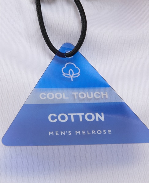 COOL TOUCH COTTON / シルケットスムーススタンダード長袖Tシャツ 詳細画像 ホワイト 8