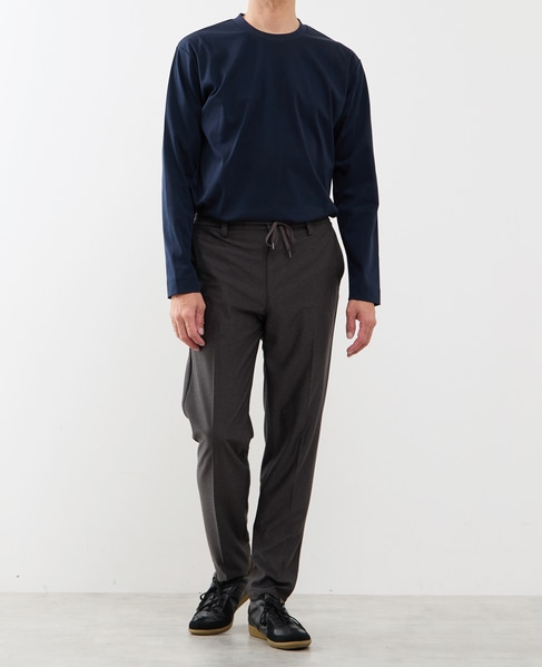 COOL TOUCH COTTON / シルケットスムーススタンダード長袖Tシャツ 詳細画像 グレー 8