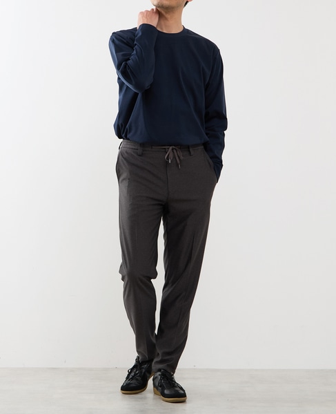 COOL TOUCH COTTON / シルケットスムーススタンダード長袖Tシャツ 詳細画像 グレー 9