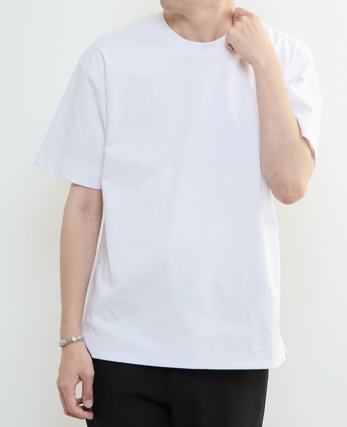 シルケットスムース スタンダード半袖Tシャツ | COOL TOUCH COTTON 詳細画像 ホワイト 13