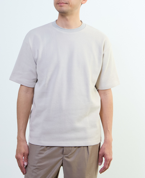 【MASTER FRAME/マスターフレーム】ロールネックTシャツ 詳細画像 グレージュ 12