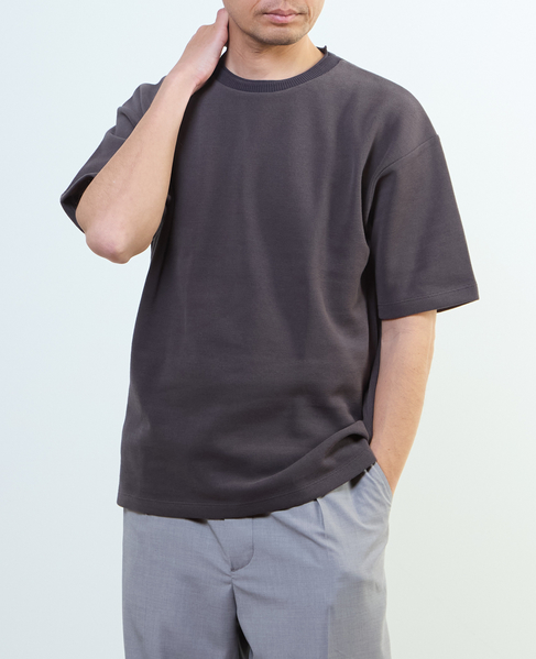 【MASTER FRAME/マスターフレーム】ロールネックTシャツ 詳細画像 グレージュ 23