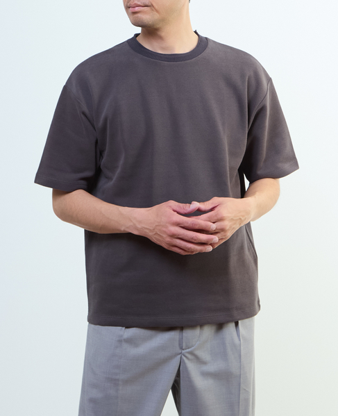 【MASTER FRAME/マスターフレーム】ロールネックTシャツ 詳細画像 グレージュ 24