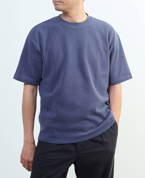 【MASTER FRAME/マスターフレーム】ロールネックTシャツ 詳細画像 ブルー 1