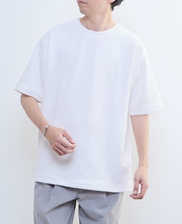 【MASTER FRAME/マスターフレーム】ブリスタージャガードクルーネックTシャツ