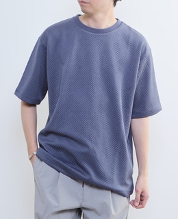 【MASTER FRAME/マスターフレーム】ブリスタージャガードクルーネックTシャツ