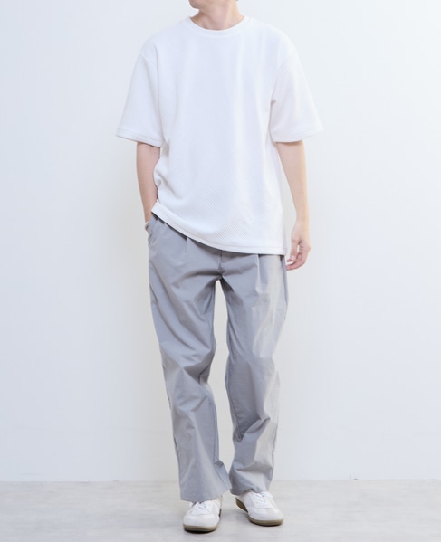 【MASTER FRAME/マスターフレーム】ブリスタージャガードクルーネックTシャツ 詳細画像 ホワイト 14