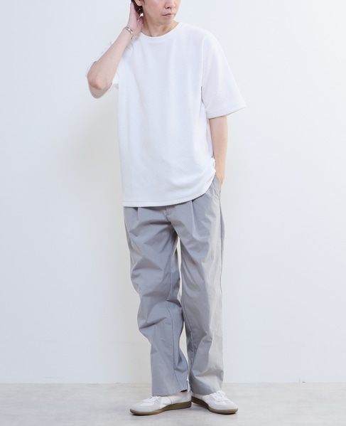 【MASTER FRAME/マスターフレーム】ブリスタージャガードクルーネックTシャツ 詳細画像 ホワイト 15