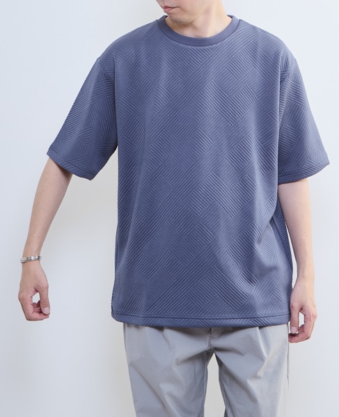 【MASTER FRAME/マスターフレーム】ブリスタージャガードクルーネックTシャツ 詳細画像 ホワイト 16