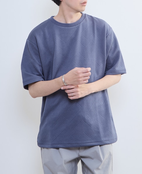 【MASTER FRAME/マスターフレーム】ブリスタージャガードクルーネックTシャツ 詳細画像 ホワイト 17