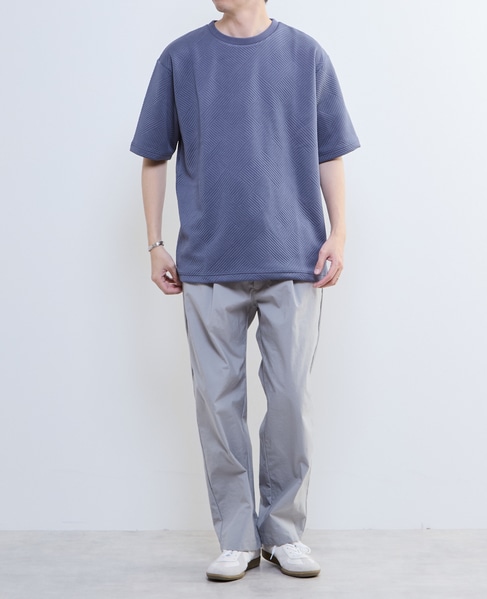 【MASTER FRAME/マスターフレーム】ブリスタージャガードクルーネックTシャツ 詳細画像 ホワイト 18