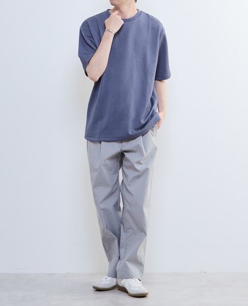 【MASTER FRAME/マスターフレーム】ブリスタージャガードクルーネックTシャツ 詳細画像 ホワイト 19