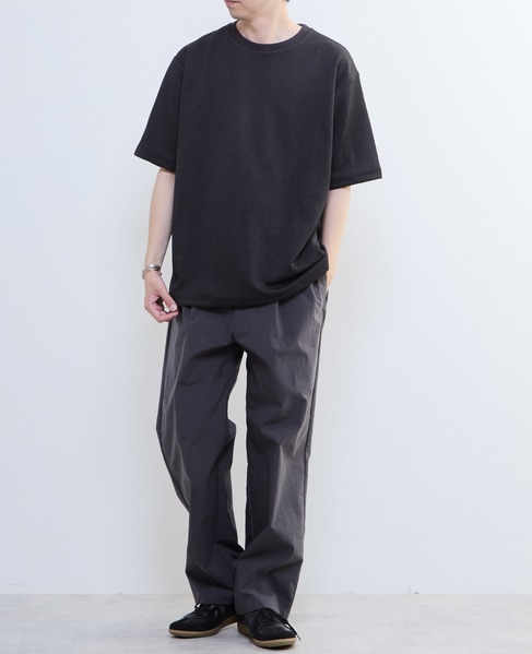 【MASTER FRAME/マスターフレーム】ブリスタージャガードクルーネックTシャツ 詳細画像 ホワイト 23