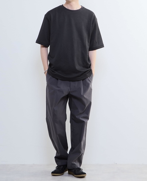 【MASTER FRAME/マスターフレーム】ブリスタージャガードクルーネックTシャツ 詳細画像 ホワイト 25