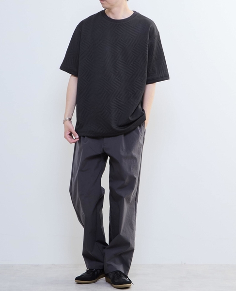 【MASTER FRAME/マスターフレーム】ブリスタージャガードクルーネックTシャツ 詳細画像 ホワイト 26