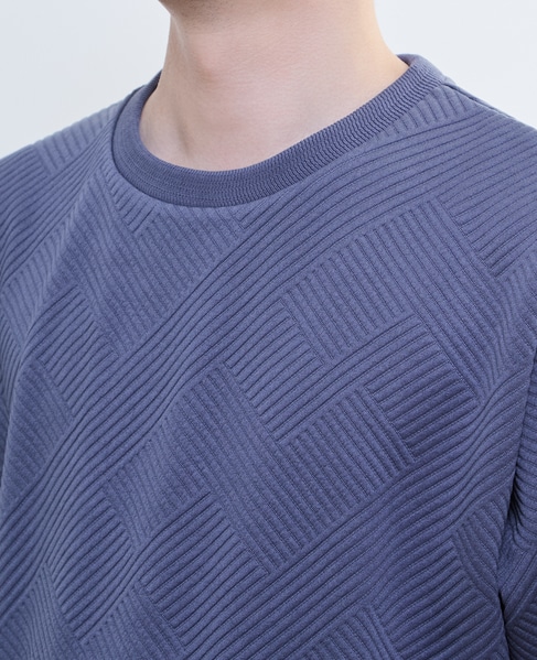 【MASTER FRAME/マスターフレーム】ブリスタージャガードクルーネックTシャツ 詳細画像 ホワイト 6