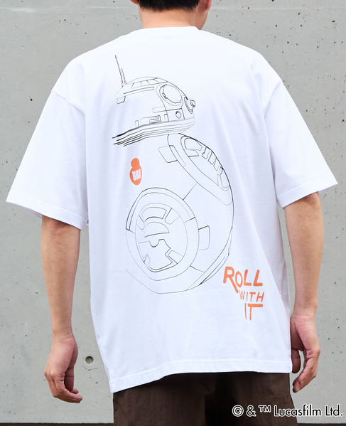 MASTER FRAME / STARWARS / BB8 Tシャツ 詳細画像 ホワイト 1
