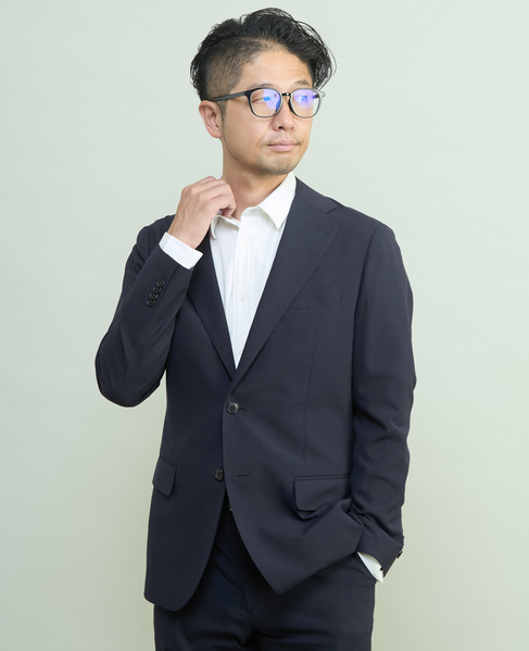 ドライテックセットアップスーツ | ウォッシャブル / 防シワ 詳細画像 ネイビー 19