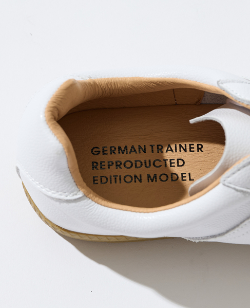 GERMAN TRAINER / ジャーマントレーナー | レザースニーカー 詳細画像 ホワイト 6