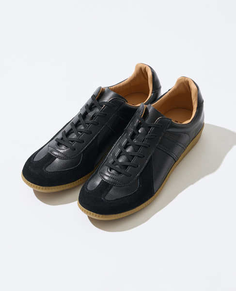 GERMAN TRAINER / ジャーマントレーナー | レザースニーカー 詳細画像 ブラック 1
