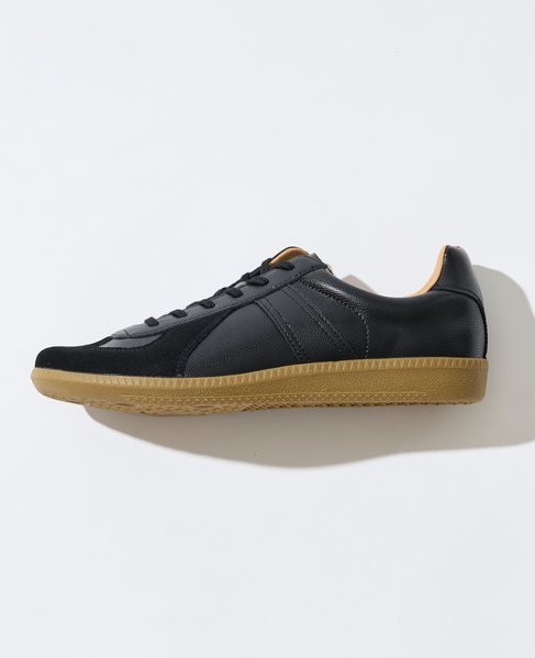 GERMAN TRAINER / ジャーマントレーナー | レザースニーカー 詳細画像 ブラック 3