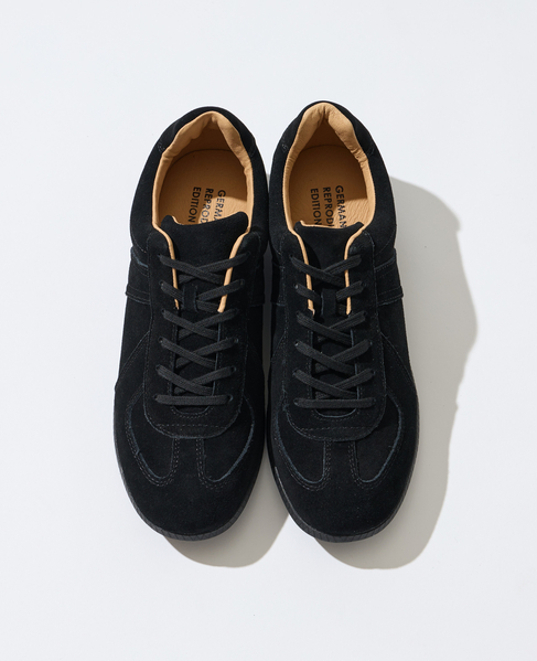 GERMAN TRAINER / ジャーマントレーナー | スエードレザースニーカー 詳細画像 ブラック 2