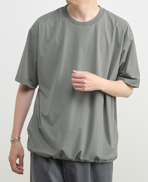【MASTER FRAME/マスターフレーム】氷結クルーネックTシャツ | ストレッチ / 接触冷感 詳細画像 グレー 14