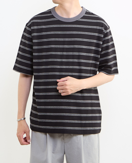 【MASTER FRAME/マスターフレーム】リンガーボーダーTシャツ