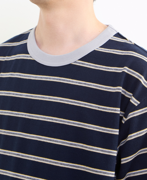 【MASTER FRAME/マスターフレーム】リンガーボーダーTシャツ 詳細画像 ピンク 6