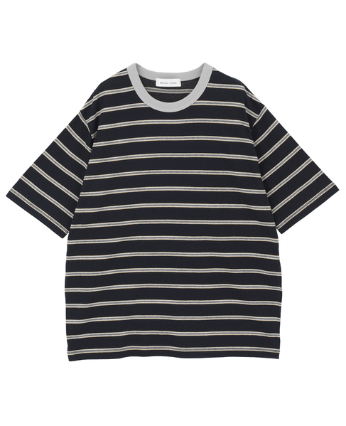 【MASTER FRAME/マスターフレーム】リンガーボーダーTシャツ 詳細画像 ネイビー 2