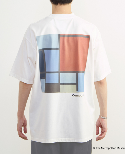 《コラボレーション》The Met × MEN'S MELROSE / コンテンポラリーアート プリントTシャツ 詳細画像 ホワイト 4