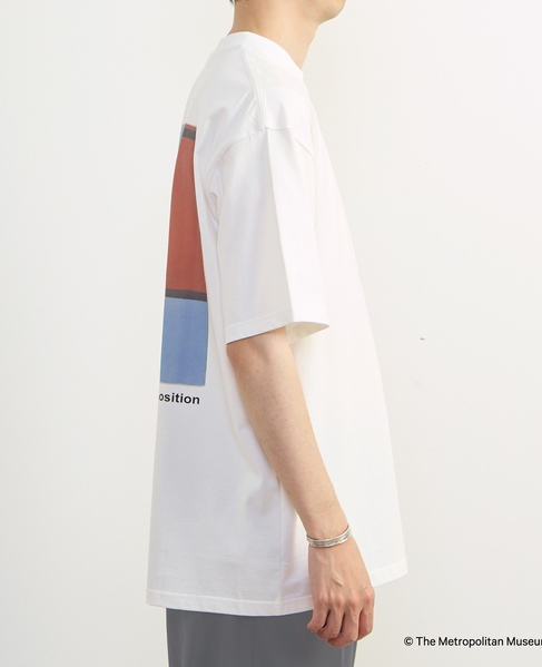 《コラボレーション》The Met × MEN'S MELROSE / コンテンポラリーアート プリントTシャツ 詳細画像 ホワイト 5