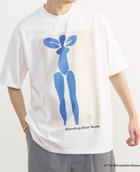 《コラボレーション》The Met × MEN'S MELROSE / コンテンポラリーアート プリントTシャツ 詳細画像 ホワイトＡ 11