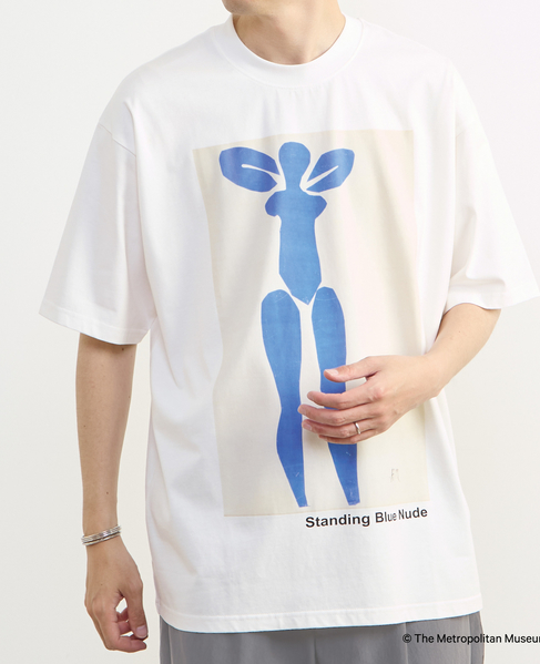 《コラボレーション》The Met × MEN'S MELROSE / コンテンポラリーアート プリントTシャツ 詳細画像 ホワイトＡ 12
