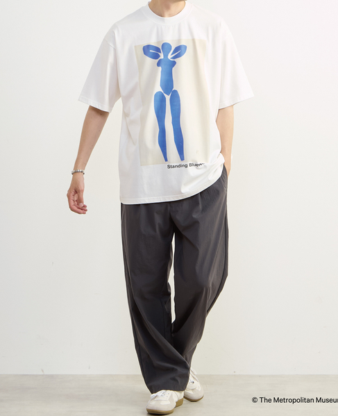 《コラボレーション》The Met × MEN'S MELROSE / コンテンポラリーアート プリントTシャツ 詳細画像 ホワイトＡ 15