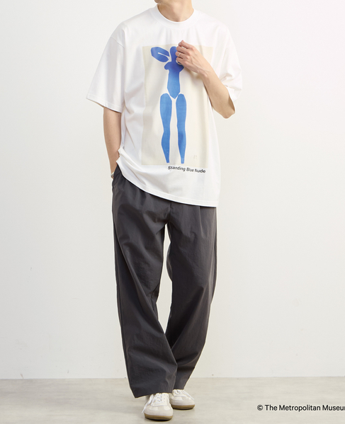 《コラボレーション》The Met × MEN'S MELROSE / コンテンポラリーアート プリントTシャツ 詳細画像 ホワイトＡ 16