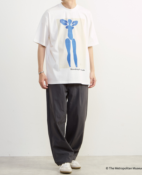 《コラボレーション》The Met × MEN'S MELROSE / コンテンポラリーアート プリントTシャツ 詳細画像 ホワイトＡ 17