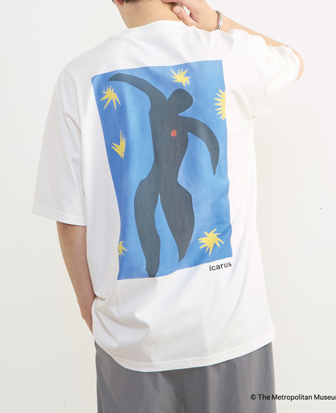 《コラボレーション》The Met × MEN'S MELROSE / コンテンポラリーアート プリントTシャツ 詳細画像 ホワイトＡ 21