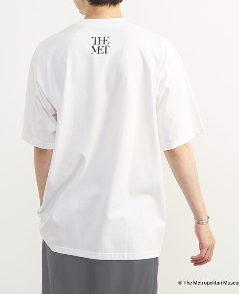 《コラボレーション》The Met × MEN'S MELROSE / コンテンポラリーアート プリントTシャツ 詳細画像 ホワイトＡ 5