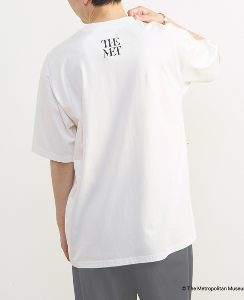 《コラボレーション》The Met × MEN'S MELROSE / コンテンポラリーアート プリントTシャツ 詳細画像 ホワイトＡ 6