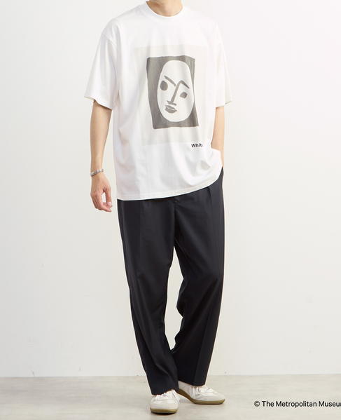《コラボレーション》The Met × MEN'S MELROSE / コンテンポラリーアート プリントTシャツ 詳細画像 ホワイトＡ 7
